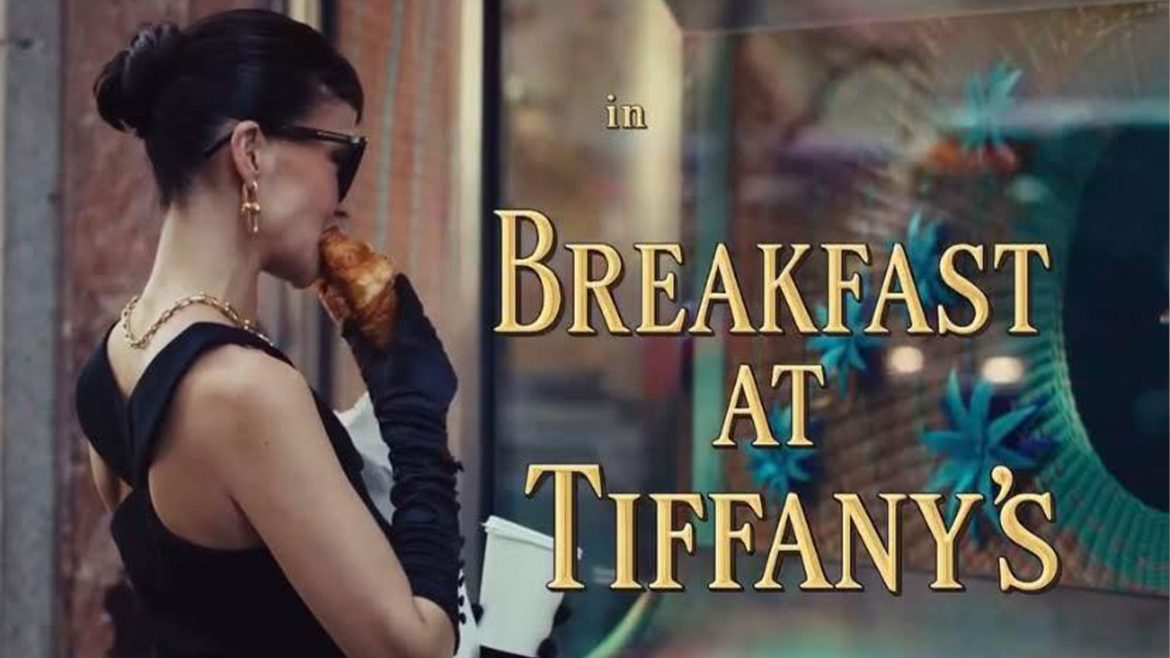 Anne Curtis Breakfast at Tiffany’s NYC tribute scene outside Tiffany and Co in New York