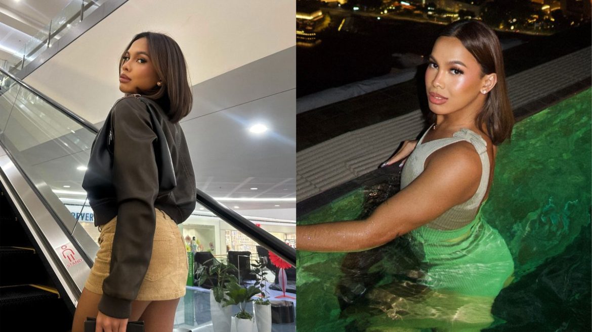 Awra Briguela posing in a casual outfit amid the pretty girl issue discussion online