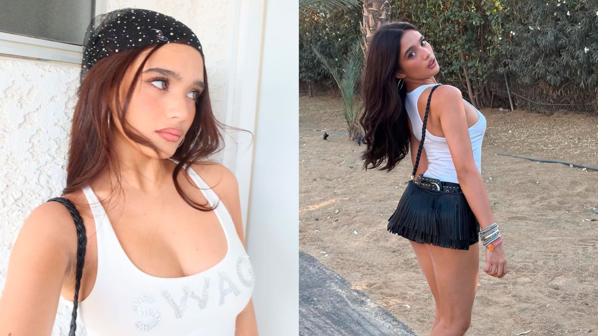 Criza Taa poses in a stylish outfit during her Coachella trip shared on social media