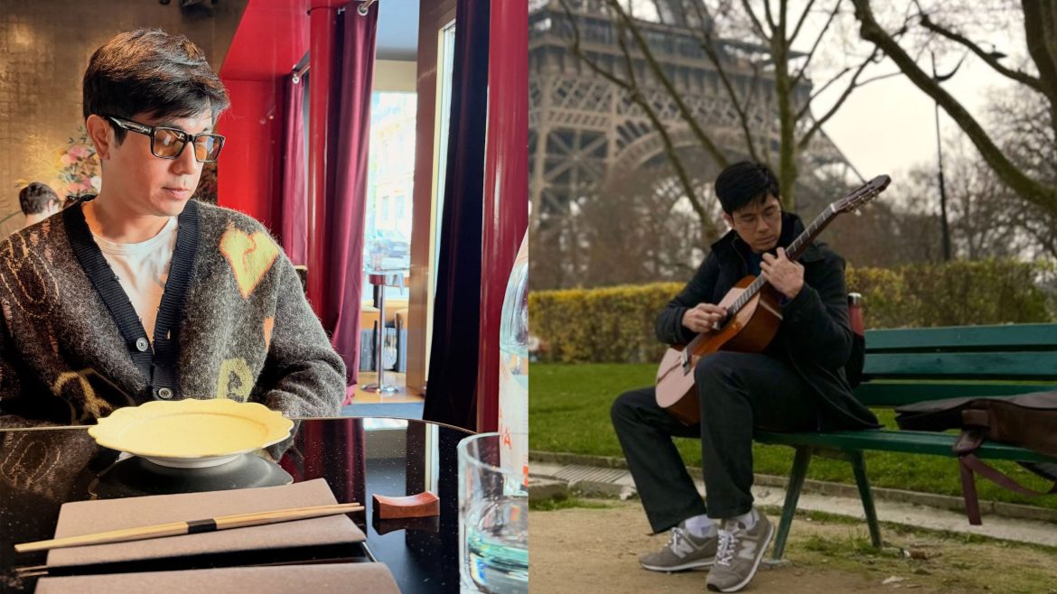 Paulo Avelino Paris photos featuring the actor during his trip in France