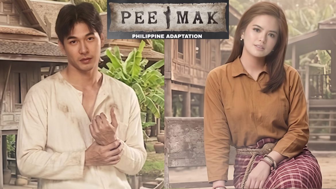 Wilbert Ross and Bea Binene featured in Pee Mak PH adaptation promotional image