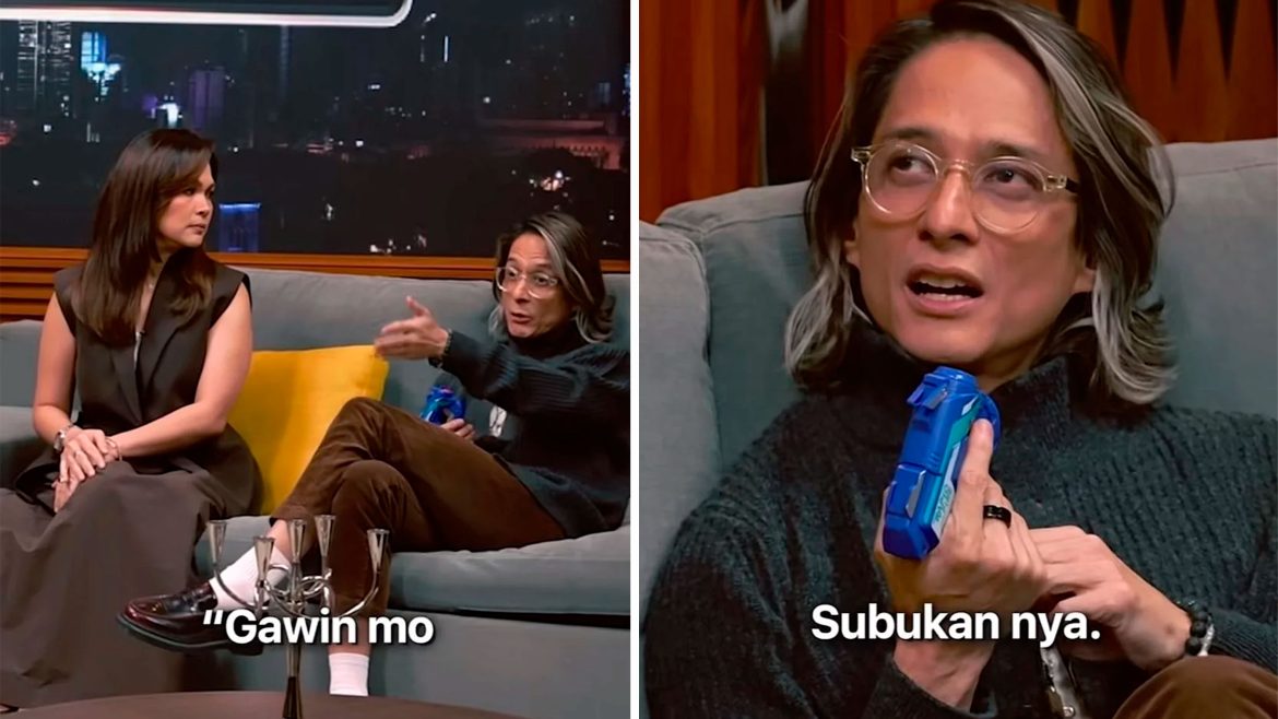 Ryan Agoncillo reacts to Judy Ann Santos leading man question during Matteo Guidicelli interview