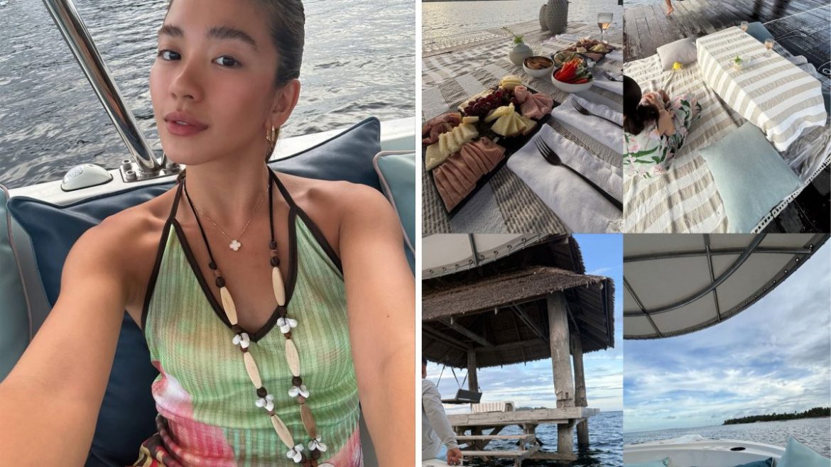 BINI member Aiah Arceta shares relaxing vacation moments during her Siargao island trip