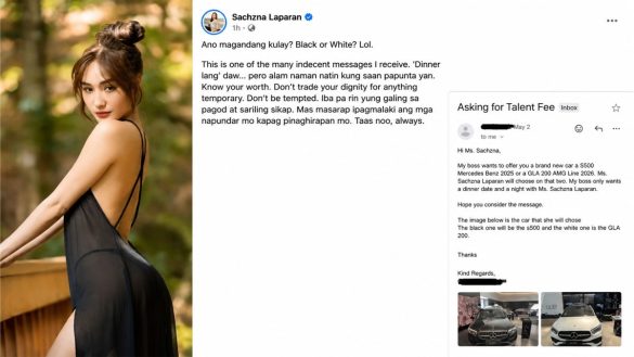 Sachzna Laparan Viral Post Sparks Talk on Online Boundaries