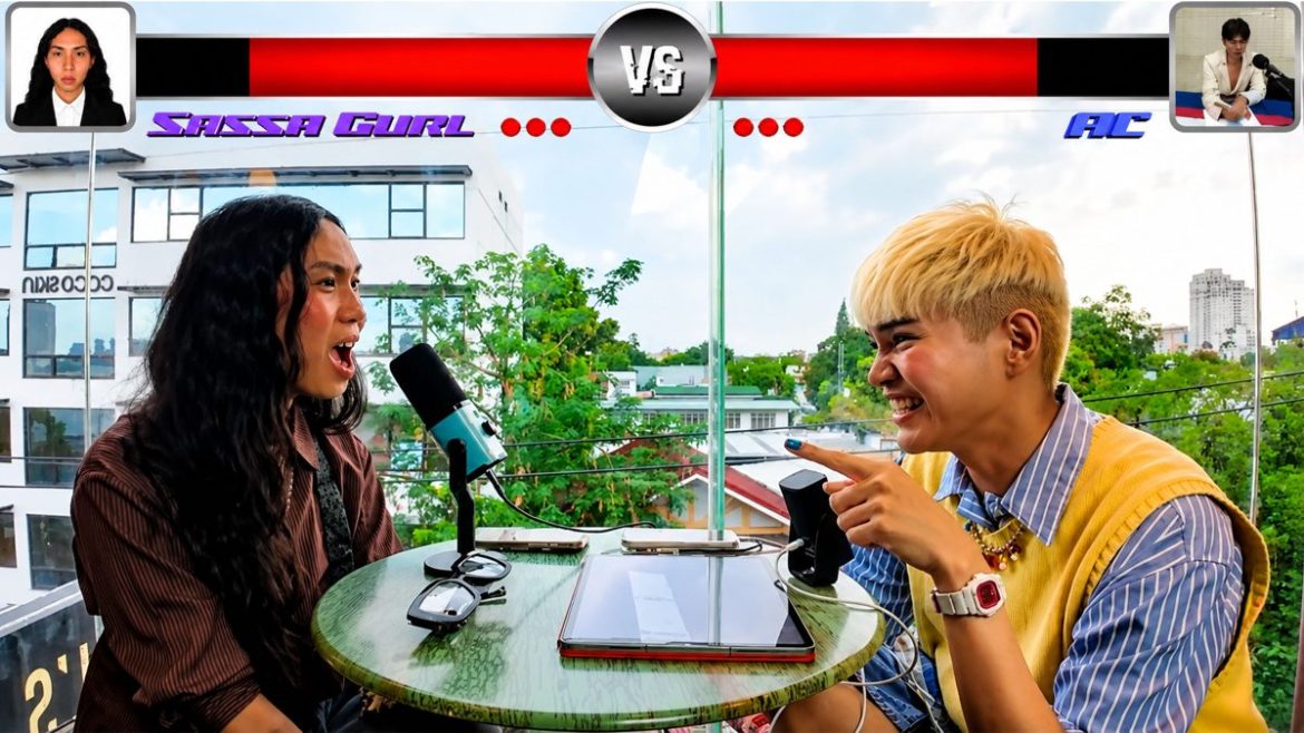 Sassa Gurl and AC discuss a controversial actress issue during a viral podcast interview