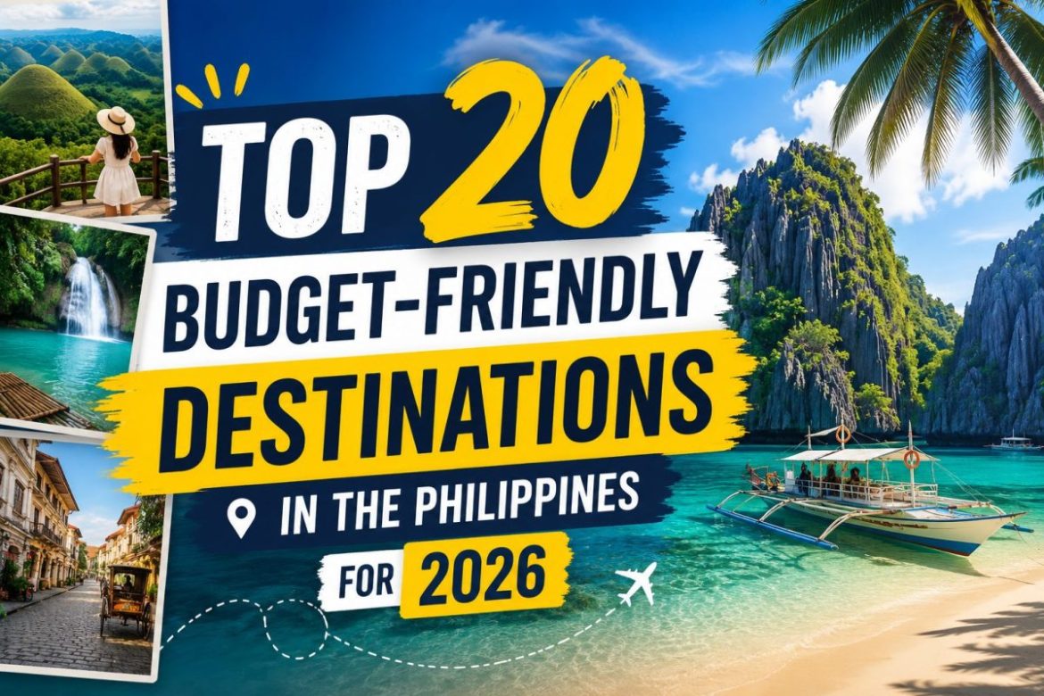 Tropical beach destination featured in a guide to the top 20 budget-friendly destinations in the Philippines for 2026.