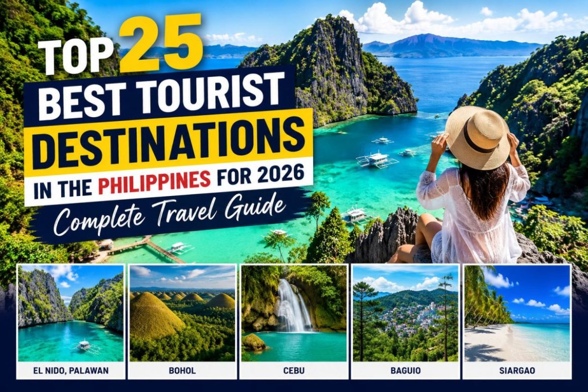 Traveler exploring affordable tourist destinations in the Philippines, featuring budget-friendly spots including Baguio, La Union, Vigan, Siquijor, and Camiguin for 2026 travel.