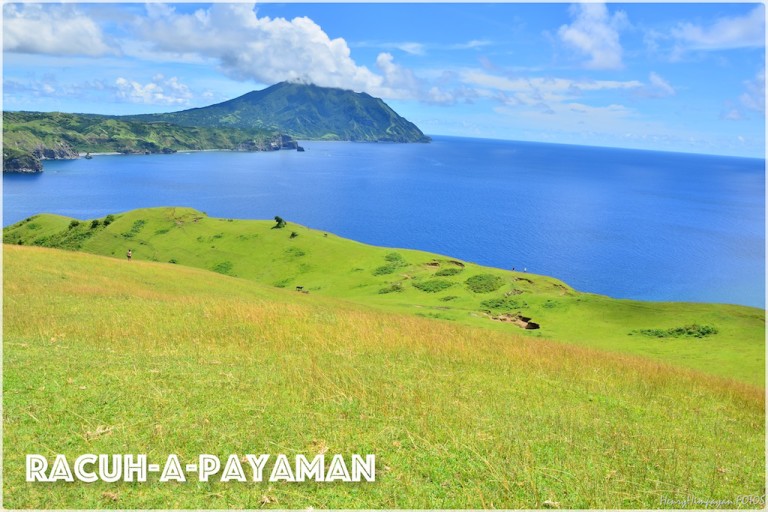 Racuh A Payaman also known as Marlboro Hills showing rolling green hills and dramatic coastal cliffs in South Batan Batanes Philippines