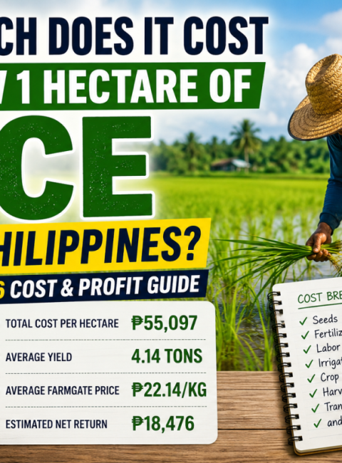 How Much Does It Cost to Grow 1 Hectare of Rice in the Philippines? Complete 2026 Cost & Profit Guide