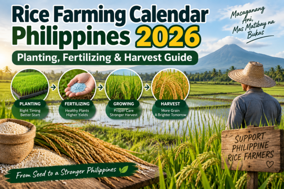 Rice Farming Calendar Philippines 2026: Planting, Fertilizing & Harvest Guide