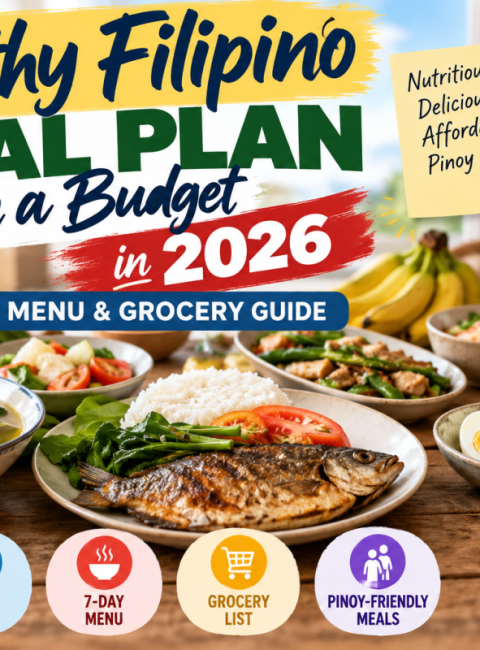 Healthy Filipino Meal Plan on a Budget in 2026: 7-Day Menu & Grocery Guide