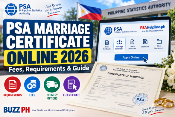 PSA Marriage Certificate Online 2026: How to Apply, Requirements, Fees, Delivery & E-Certificate